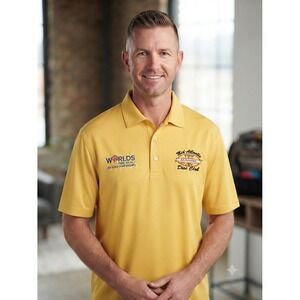 PDGA Pro Disc Golf 2005 World Championships‎ Yellow Polo Size XL